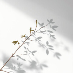 shadow overlay effect. Gray shadow of leaves isolated on white background. Plant foliage leaf shadow light effect. 
Mockup Blurred tree branch shadow. Ideal for summer spring design elements PNG