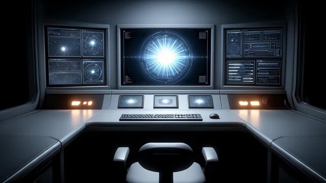 Future Technology Control Center Data Monitoring Interface