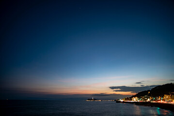 鎌倉25814　稲村ケ崎1　夕陽