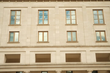 windows of a building