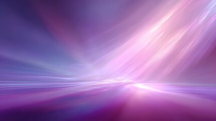 Abstract image featuring light streaks in shades of purple and pink. It is ideal for backgrounds, designs, and adding a dreamy effect.
