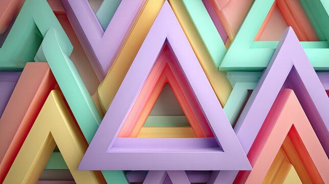Pastel Triangle Pattern