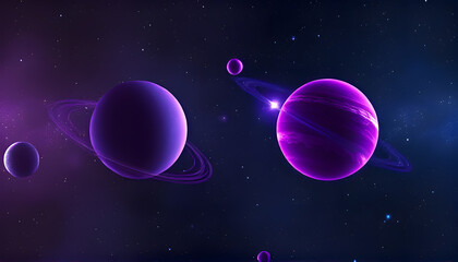 blue planet in space