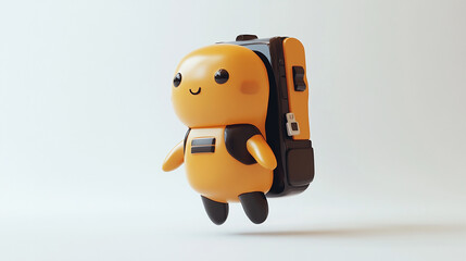 Fototapeta premium kawaii design of cute hiking backpack