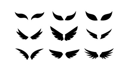 Assorted Fruit Silhouettes apple banana