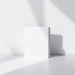 Realistic shadow effect for design book mockup blank template isolated book professional presentation blank empty  creative composition versatile use  professional lighting expert styling 