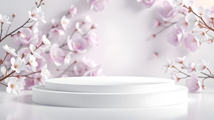 Elegant Cherry Blossom Display – Nature-Inspired Minimalism