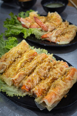 タイのバンコクのおいしい食事 