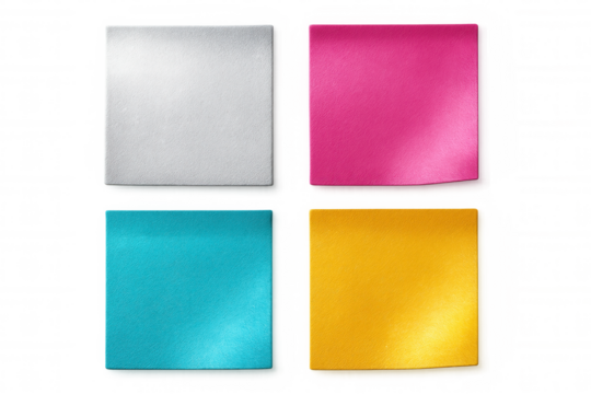 Multicolored sticky notes arranged for prioritizing and tracking essential work assignments