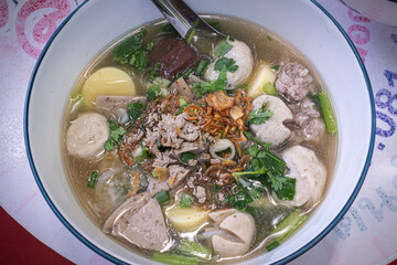 タイのバンコクのおいしい食事 