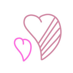 doodle child heart