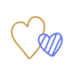 doodle child heart