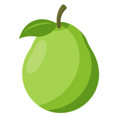 pear isolated on white background