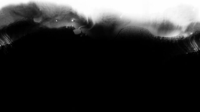 Ink Bloom on White Ink Bleed Bloom 14