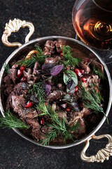 Enjoy a Gourmet Dark Meat Dish, expertly made with fresh