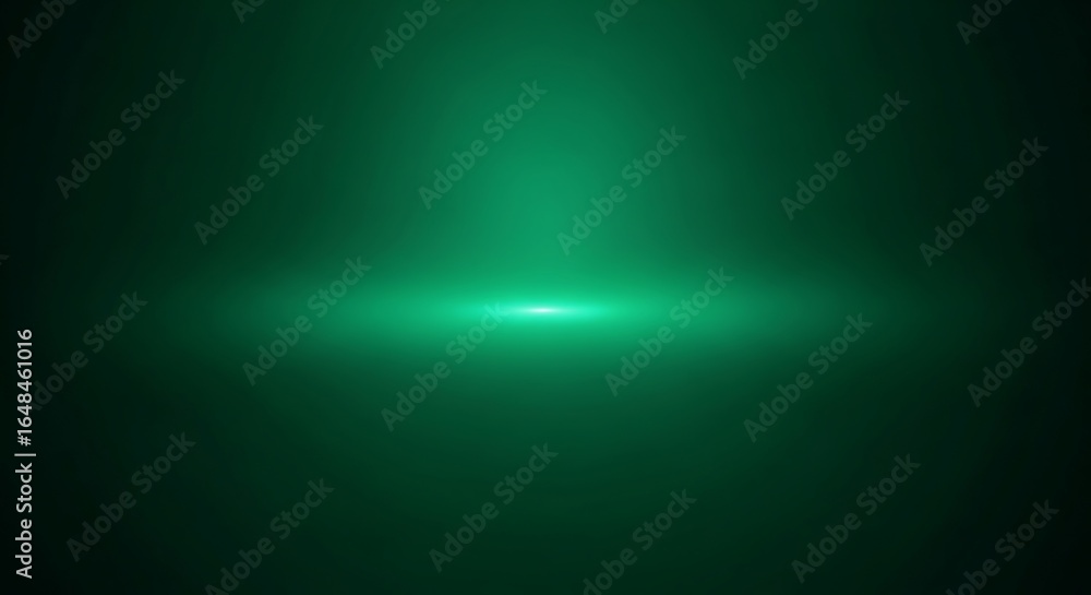 Poster abstract emerald luminance spreading across gradient shadowed expanse creating depth