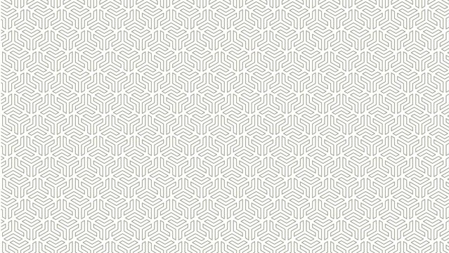 Geometric pattern of interlocking y shapes lines