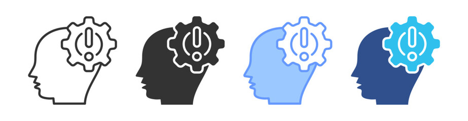 Behavior Multi Style Icon Set Vector Collection 