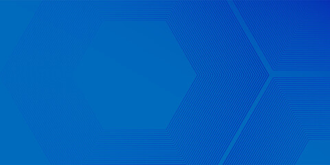 Abstract Hexagon Blue Tech Finance Fintech Background pixel