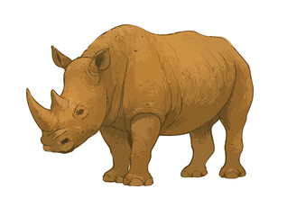 Obraz premium Ceratotherium simum