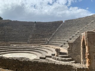 Pompeii ruins amphitheatre