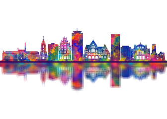 Bielefeld Germany Skyline Cityscape Skyscraper