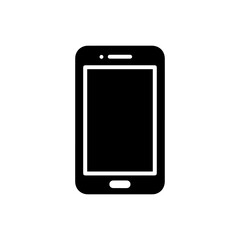Simple Flat Icon of a Modern Smartphone.