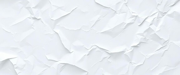 Fototapeta premium Delicate, translucent white tissue paper, crinkled texture, simple, wedding