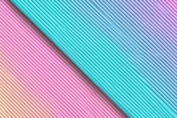 Abstract pastel stripes overlapping in diagonal lines