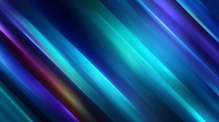 Fototapeta premium Abstract Blue Purple Light Streaks on Dark Background Futuristic Digital Pattern