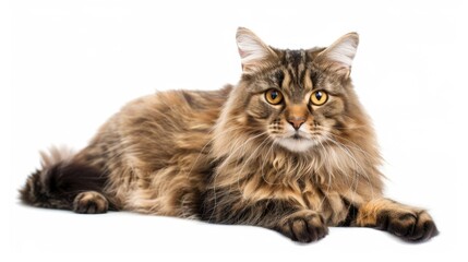 Fototapeta premium Adorable House Cat: Single Kitten in Daily Portrait