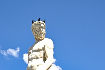 detail of the statue of Neptune in Florence © Jose