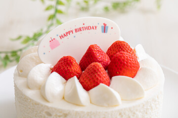 誕生日ケーキ・プレート
