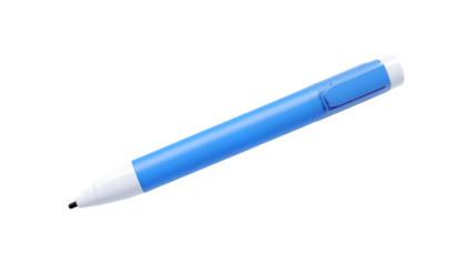 Modern blue marker ready for creative work in a design studio or office space