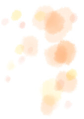 花のようなあたたかなピンクや黄色の水彩のにじみテクスチャ