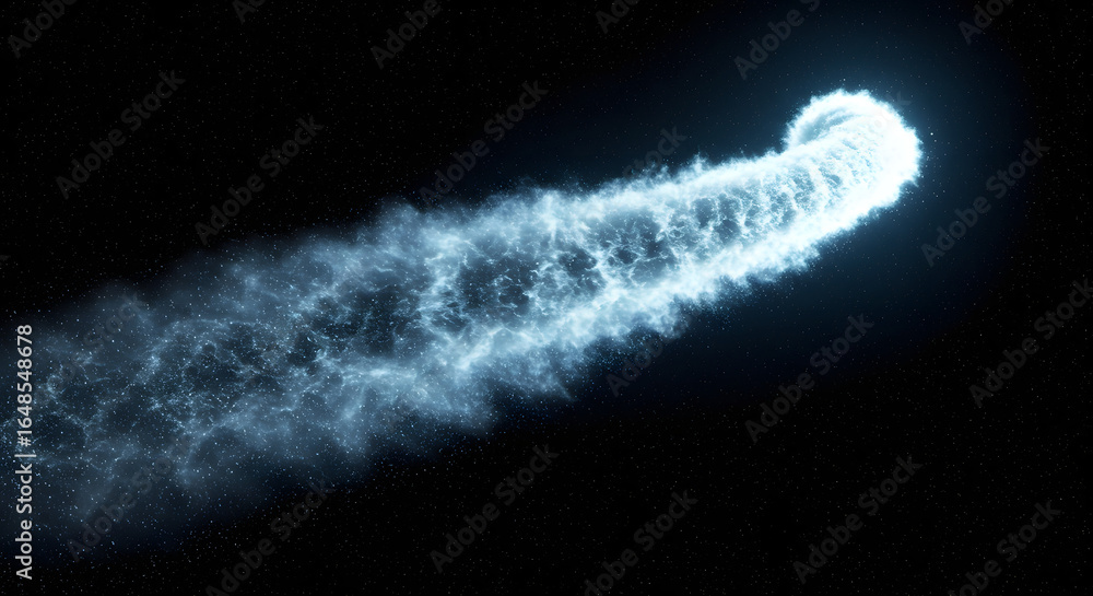 Poster celestial spectacle: a cosmic phenomenon illuminating the starry canvas, a glimpse into the mysterie