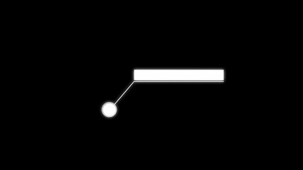 White callout box with glowing outline on black background