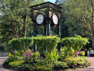 Streets, cityscapes and botanical garden in Singapore