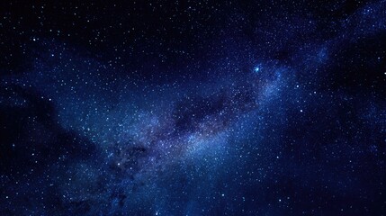 Fototapeta premium A vast expanse of space, filled with stars and the Milky Way