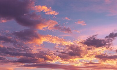 Naklejka premium Colorful sunset cloudscape (5)