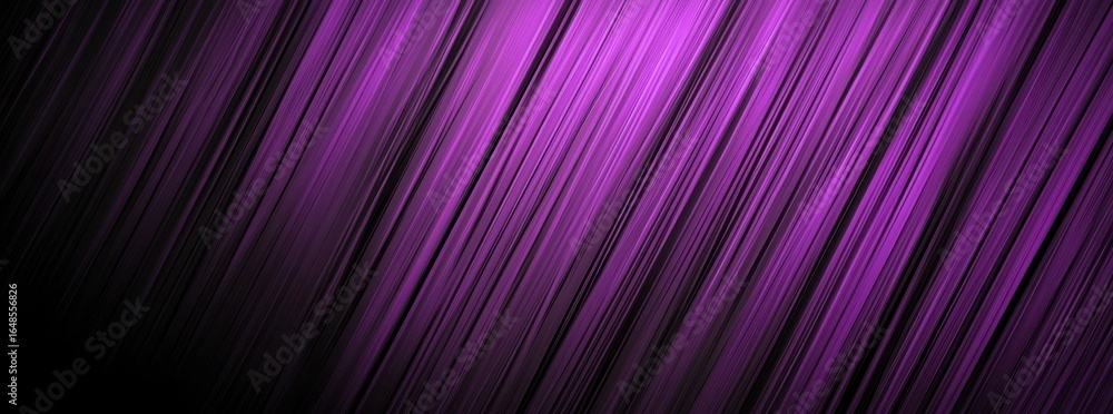 Poster abstract purple diagonal lines forming a textured background with gradients and black shadows