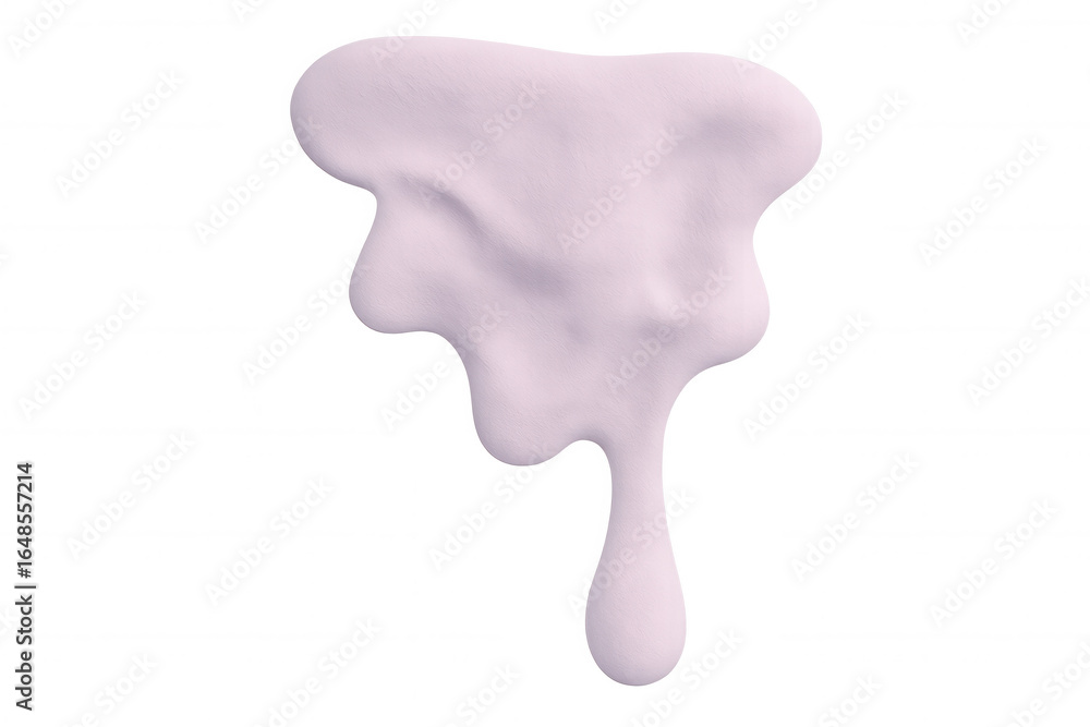 Poster pink paint splashing, creating dynamic artistic movement against transparent background