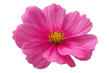 Single vibrant pink flower