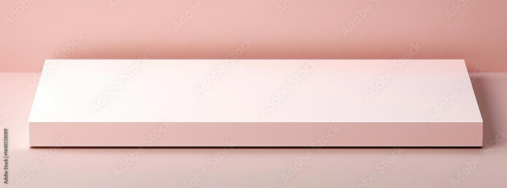 Poster abstract pink color block composition with geometric shapes and textured background