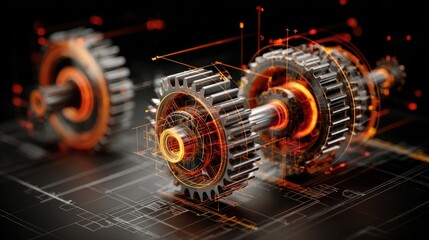 Engineered Gears in 3D