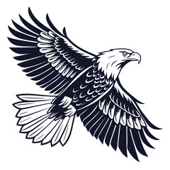 Obraz premium Crow White Background