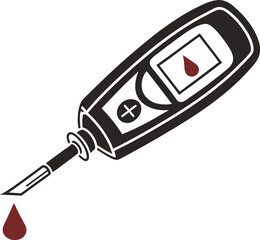 vector illustration of a brush