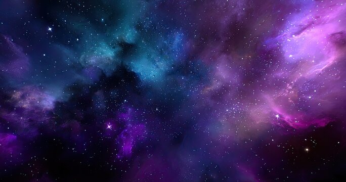 Colorful nebulae in deep space (1)