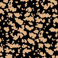 abstract shapes pattern with black background