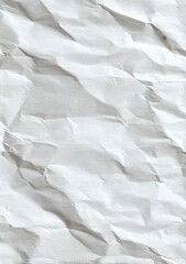 Obraz premium Crumpled white paper texture (1)